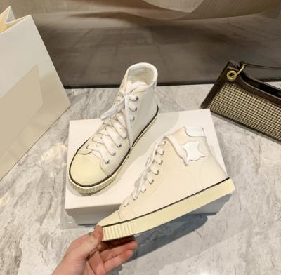 China CUSHIONING 2021 autumn, summer, new lines belt wild casual shoes women's thin bottom thin bottom breathable white shoes small shoes for sale