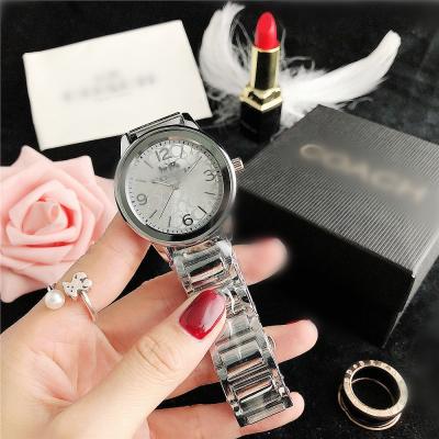 China Auto date hot fashion sports watch stainless steel quartz ladies business casual watches for sale