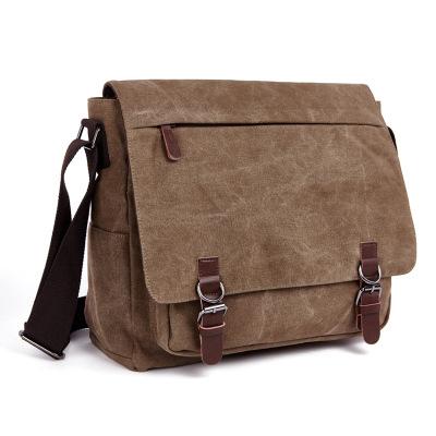 China Fashion Women Casual Canvas Message Bag For Men And Laptop Shoulder Bags for sale