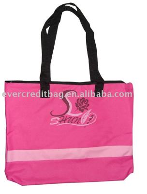 China Pink Handled Nonwoven Shopping Bag for sale