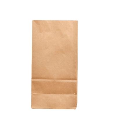 China Food Grade Recyclable Multi Size Lunch Take Out Paper Bags For Cookie Snack Bread Packaging for sale