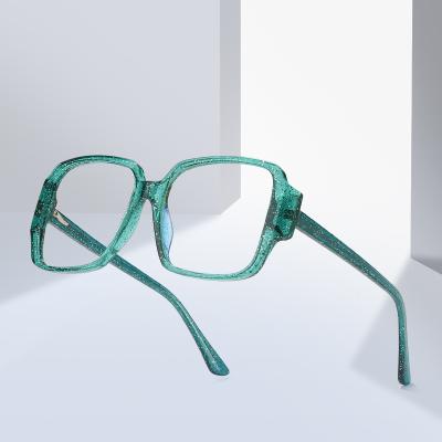 China For Oversized Tr90 Blue Light Reading Glasses Blocking Optical Frames Glasses For Women Men for sale