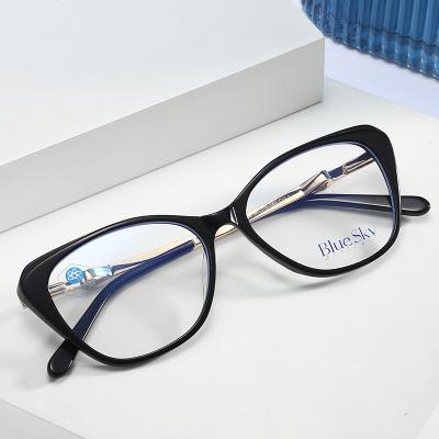 China 2021 Acetate Optical Frames Fashion Acetate Glass Fashion Blue Light Blocking Frem Stylish Eyewear for sale