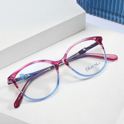 China Acetate Optical Frames 2021 Premium Classic Ladies Optical Glass High End Frames for sale