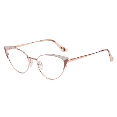 China For Reading Glasses Wholesale Glasses Grade Metal Frame Eye Glass Optical Spectacles For Women for sale