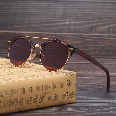 China Fashion Sunglasses Shape Acetate Sun Glass Trend New Polarized Wooden Sunglasses for sale