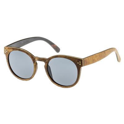 China Custom Fashion Logo Fashion Men Women Wooden Sunglasses UV400 Polarized Sunglasses for sale