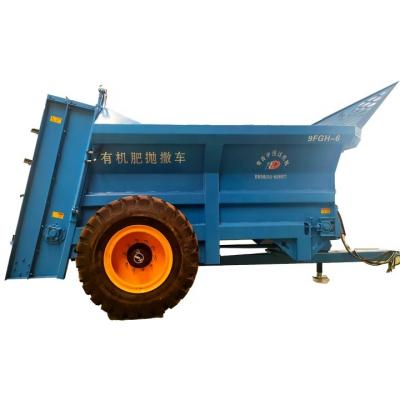 China 6-12 Cubic Full Organic Fertilizer Even Hydraulic Spread Spreader for sale