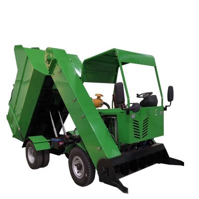 China Farms High Efficiency Automatic Cow Dung Collector Clean Cattle Thrown Car for sale