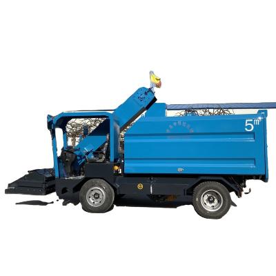 China New Fast and Efficient Mobile Type Hydraulic Waste Cow Dung Cleaning Car Diesel Engine Livestock Machine for Sale Disposal/Fertilizer equipmert for sale