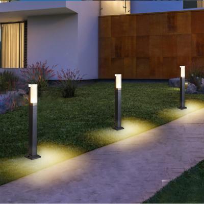 China LANDSCAPE Easy Install European Style Hanging Stainless Steel Waterproof Standing Outdoor Stick Led Lawn Light for sale