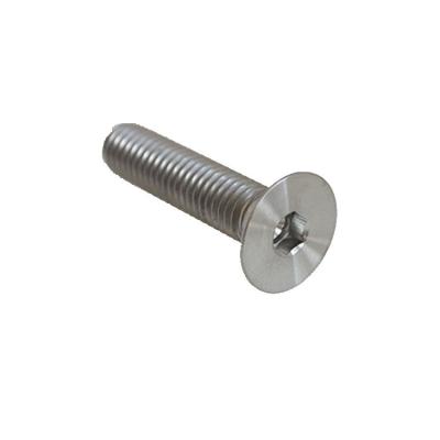 China High Strength Aluminum DIN7991 M5x16 Socket Countersunk Hex Head GR5 Titanium Bolts Screws For Industry for sale