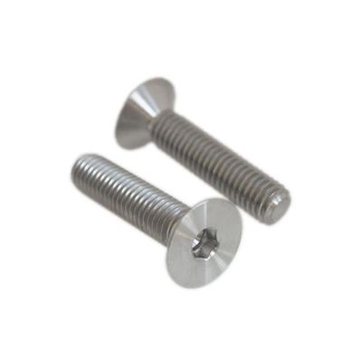 China High Strength Aluminum DIN7991 M5x30 Socket Countersunk Hex Head GR5 Titanium Bolts Screws For Industry for sale