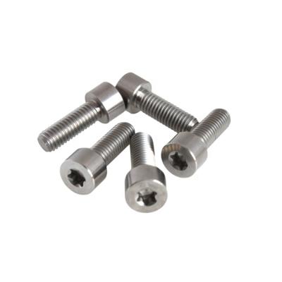 China Bicycle Head Cap GR5 Ti-6al-4v Corrosion Resistance DIN912 TX M10 Torx Socket Titanium Bolts Titanium Screws for sale