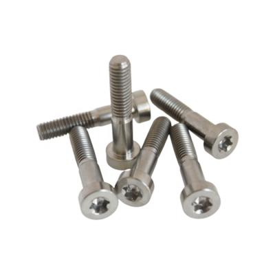 China Bicycle Corrosion Resistance DIN7984 TX M4 Thin Head Cap GR5 Ti-6al-4v Torx Socket Titanium Bolts Titanium Screws for sale