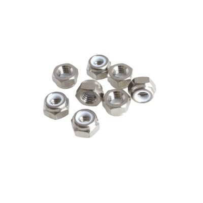 China Heavy Industry DIN985 M5 Nylon Hex Lock Gr5 TC4 Ti-6al-4v Titanium Insert Nuts for sale