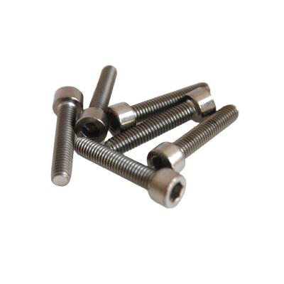 China Bicycle Rust Resistant DIN912 M5x20 Hex Socket Cap Head GR1 GR2 Titanium Bolt For Industry for sale