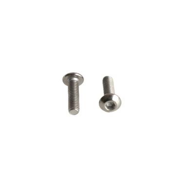 China ISO7380 M3x12 Heavy Duty Hex Socket Head GR1 GR2 Titanium Button Head Titanium Bolts Screws For Industry for sale