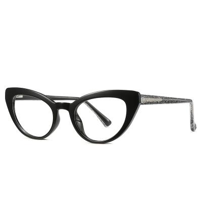 China Spring Hinge M-2012 Taizhou Optical Glasses Frame TR90 Spring Hinge Cat Eye Wholesale Student Frame for sale