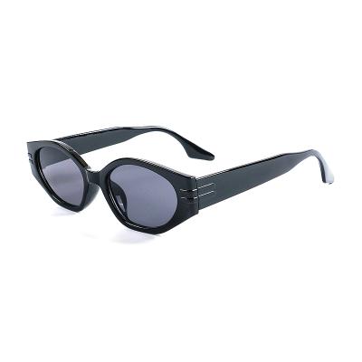 China 2308 fashion Anti-blue and anti-ultraviolet sunglasses wholesale trend retro Cat Eye Women Sunglasses narrow view for sale