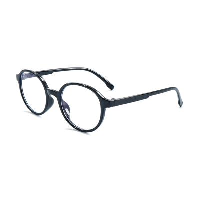 China 2188 Wholesale Translucent Anti-blue Light Reading Glasses Anti-ultraviolet Anti-blue Round Frame Student Glasses for sale