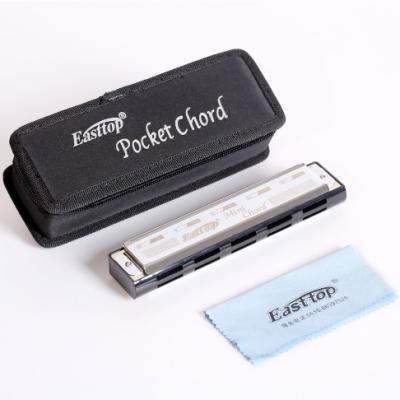 China EASTTOP T2-2 mini reedplates string harmonica pocket harmonica brass string for sale for sale