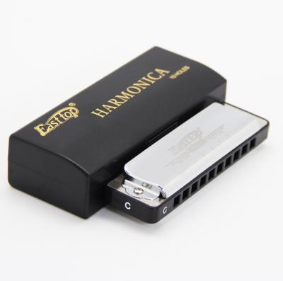 China Harmonica 10 Hole Design Free Samples Harmonica Custom Packaging Custom Logo ABS Metel/OEM for sale