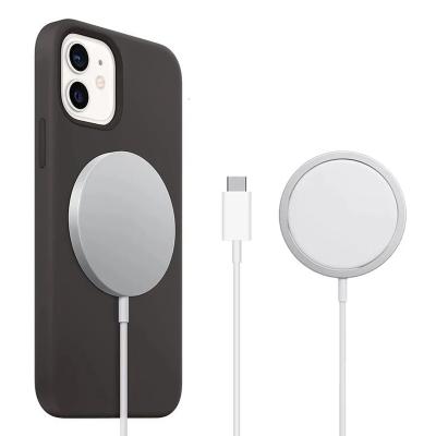 China 2021 Wireless Charging Devices Qi-enabled Charger For Iphone13 Safe Magnetic Mobile Phone Wireless Charging 15w Apple New Good Quality for sale