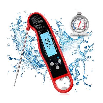 China -50~300â „ ƒ Meat Instant Read Food Thermometer for Cooking Waterproof Digital Kitchen Thermometer with Long Backlig Probe for Grilling BBQ for sale