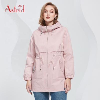 China Breathable Green Ditch Coat Zipper Wholesale Spring Jacket Warm Windproof Shorts With Drawstring Waist Hooded Anorak Outwear for sale