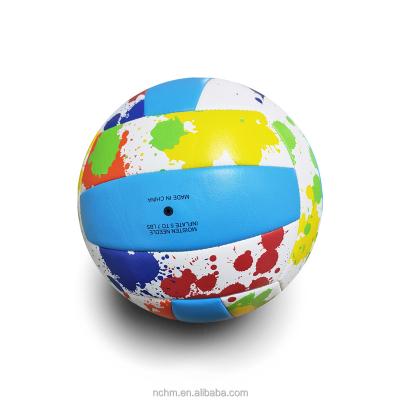 China Eco - Friendly Colored Colorful Soft Touch Volleyball Sandy Beach High Quality Vollyball for sale