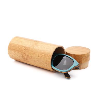 China Fashion Bamboo Women Men Glass Sunglasses Box Handmade Bamboo Wooden Case for sale