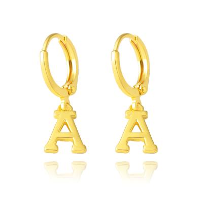 China Classic Fashionable Wholesale Gold Plated Geometric Shaped Round Clip Drop Earrings For Girl for sale