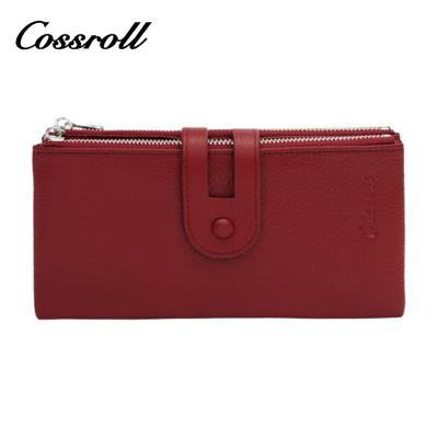 China Multifunctional Minimalist Fashion Wallet Genuine Leather Thin Cash Money Waterproof Long Clip Luxury Wallet 2022 for sale