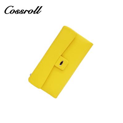 China Fashion Waterproof Women Pinch Lady Clutch Bag Wallet High Quality Fashion Long Design Genuine Leather Female Purse for sale