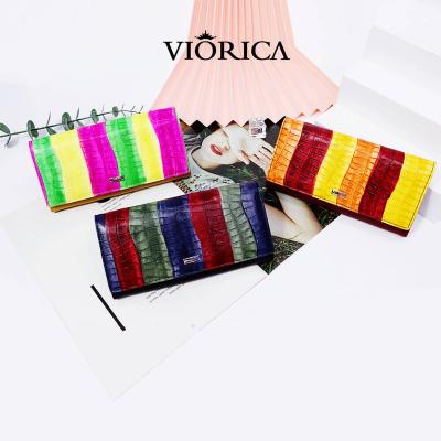 China 2022 Zipper Women Wallet Waterproof Leather Coin Purse With Serpentine Pattern Wallet for sale