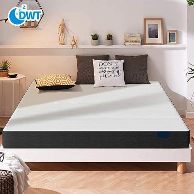 China Foldable Pack in Box 4 Inch Queen Medium Firm Gel Memory Foam Mattress Bed Nature Latex Mattress Foldable Foam Mattress for sale