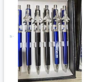 China office & School Pen Plastic Ballpoint Pen With Airplane Pen Clip Promotion Gift Nice Pen With Airplane for sale