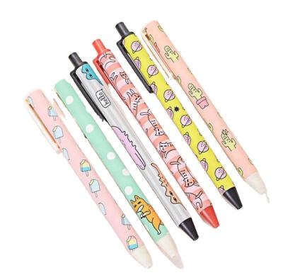 China office & School Pen Plastic Ballpoint Pen With Custom To Print Pen With Heat Transfer Pen for sale