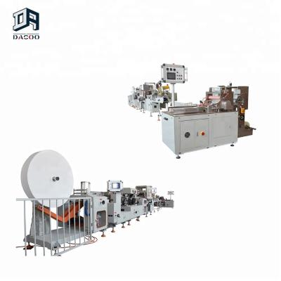 China Factory Automatic Pouch Tissue Paper Making Machinery With Packaging for sale