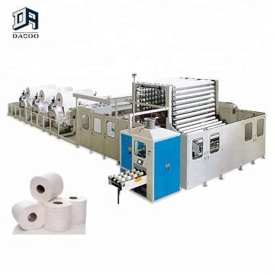 China Factory Direct Full Automatic High Speed ​​Toilet Paper Tissue Paper Roll Making Machine for sale