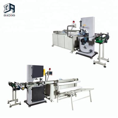 China Automatic Factory Toilet Paper Tissue Paper Roll Band Saw Machine for sale