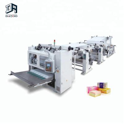 China Factory Facial Tissue Making Machine With Glue Lamination for sale