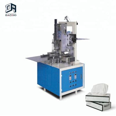 China Semi automatic factory facial tissue paper packing machine paper box for packaging for sale