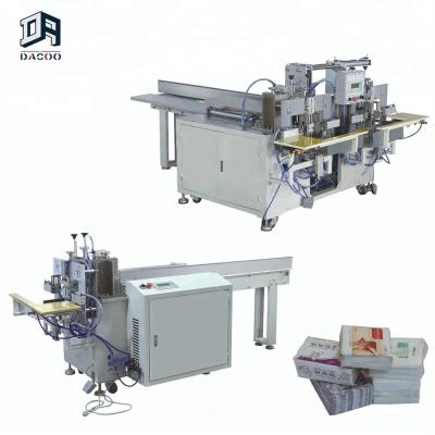 China Factory Semi Automatic Facial Tissue Paper Plastic Bag Packaging Machine for sale