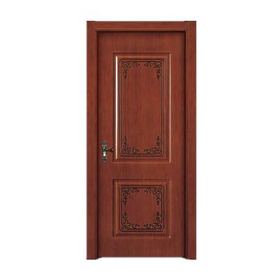 China Traditional Cheap Price HDF Composite Room Door Solid Wood Design For Interior for sale