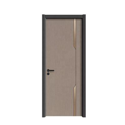 China Modern Cheap Simple Internal Wooden Bedroom Door Room MDF Price Solid Wood Door for sale