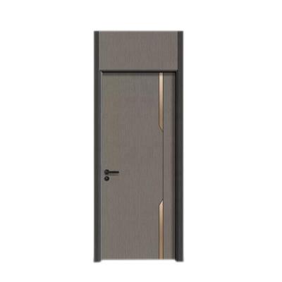 China Supplier Modern Single Wood Door Foshan MDF Interior Soundproof Interior Wooden Door For House for sale