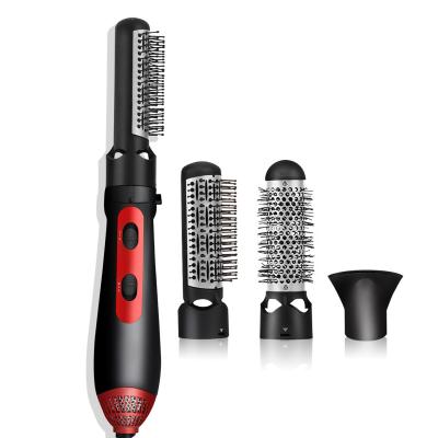 China 604 Rotary hot air brush styler and dryer 3 in 1 household plug straightening curling brush for men women for sale