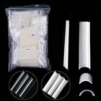 China Design Factory Sale 504Pcs XXL Water Pipe Nail Tips Long Square Coffin Nail Tips Super Transparent Manicure DIY Tool for sale